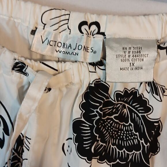 Victoria Jones 2pc. Floral Sequined Capri Set - Picture 9 of 11